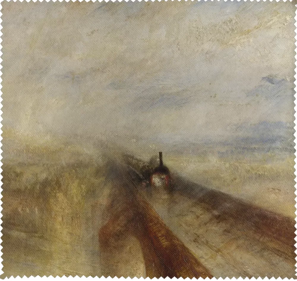 Ściereczka do okularów Deszcz, para i prędkość - Wielka Zachodnia Kolej William Turner