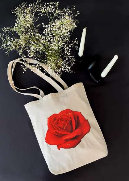 Torba bawełniana Róża medytacyjna Salvador Dali