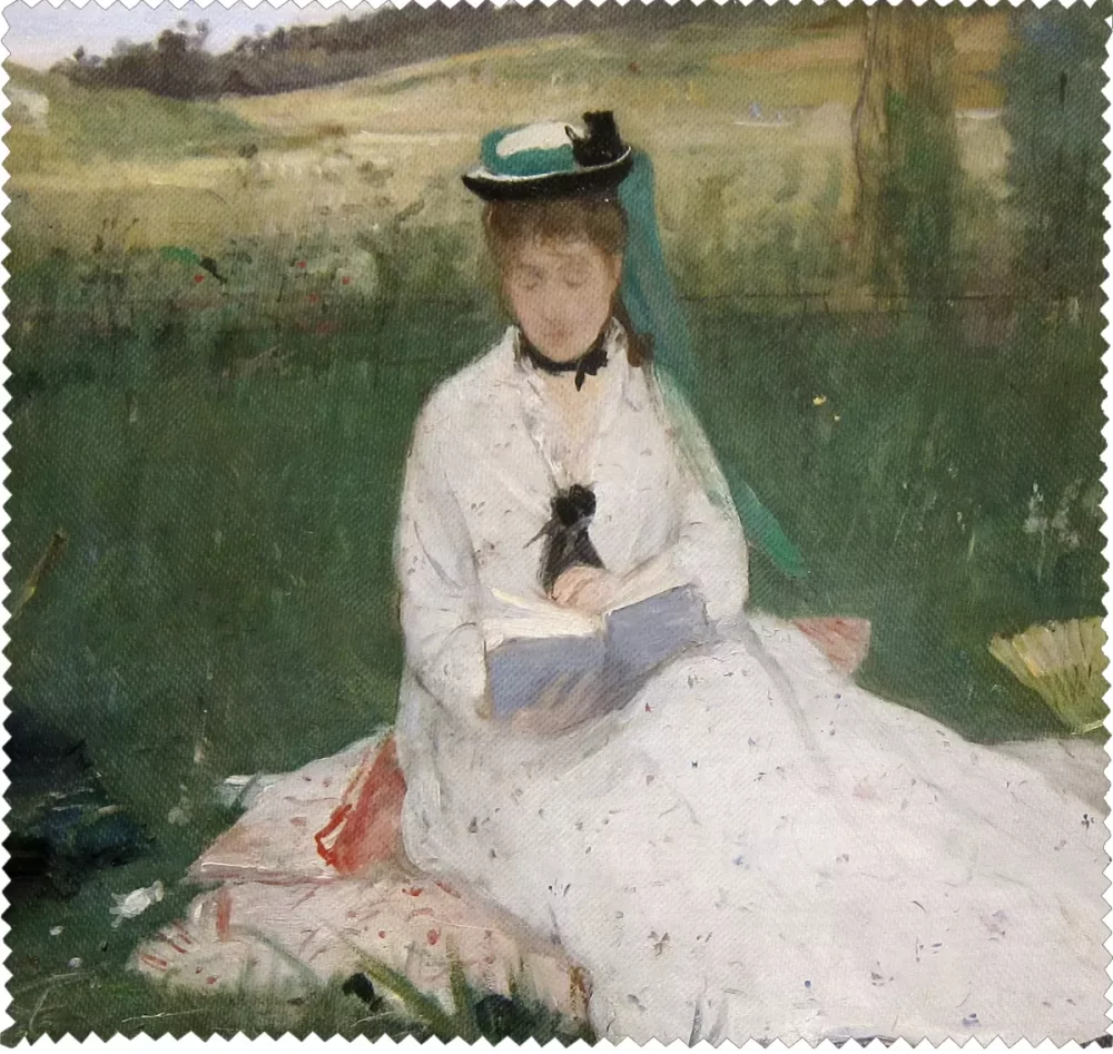 Ściereczka do okularów Czytanie (portret Edmy Morisot) Berthe Morisot