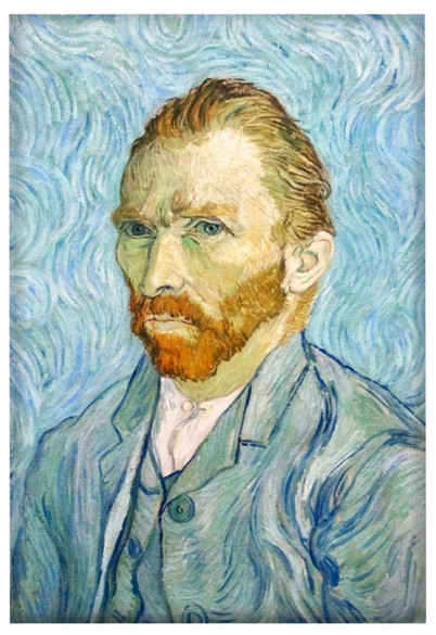 Magnes Autoportret (F627) Vincent Van Gogh