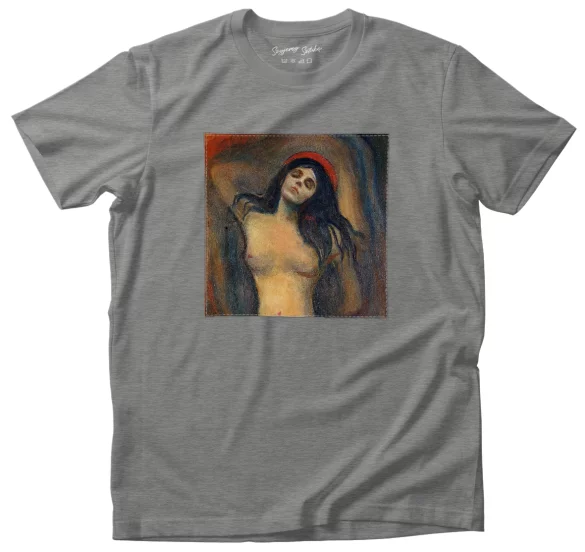 Koszulka z naszywką Madonna Edvard Munch