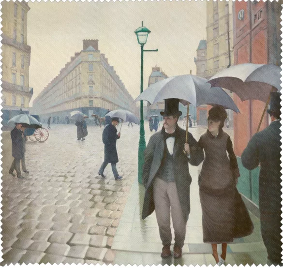 Ściereczka do okularów Paryż. Deszczowy dzień Gustave Caillebotte