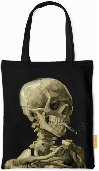Torba na ramię Czaszka z palącym się papierosem Vincent Van Gogh