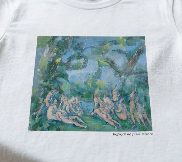 Bluzka damska Kąpiący się Paul Cezanne