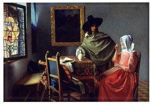 Magnes Kieliszek Wina Jan Vermeer