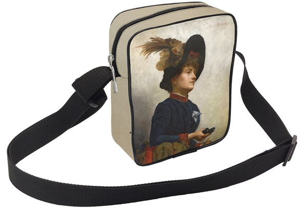 Torba listonoszka Kobieta z lornetką Anna Bilińska-Bohdanowiczowa