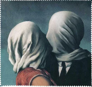 Ściereczka do okularów Kochankowie René Magritte