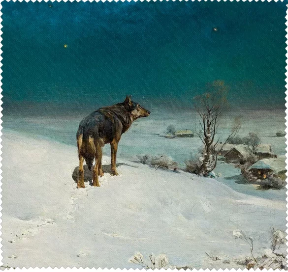 Ściereczka do okularów Wilk Alfred Wierusz-Kowalski