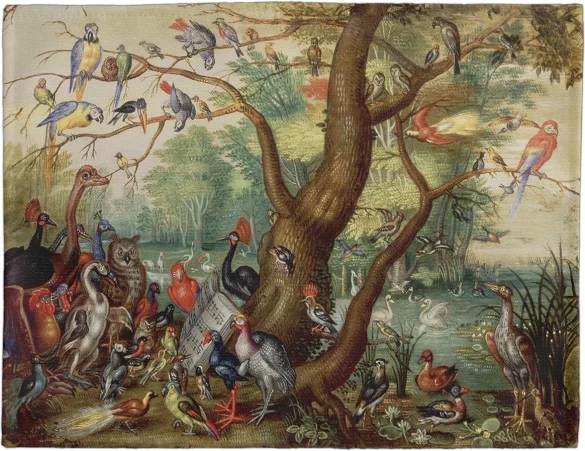 Podkładka na stół Koncert Ptaków Jan van Kessel (starszy) 