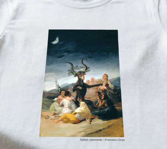Koszulka z nadrukiem Sabat czarownic Francisco Goya