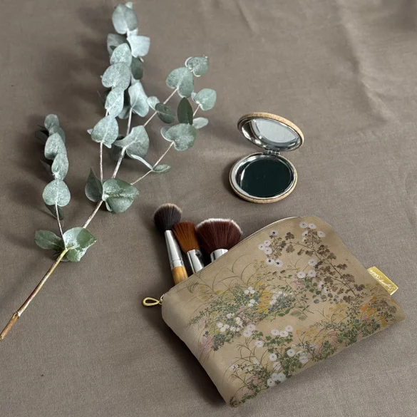Kosmetyczka mini Ważne rośliny kwitnące jesienią Ogata Korin
