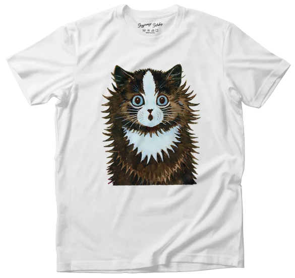 Koszulka Kot w tęczy Louis Wain