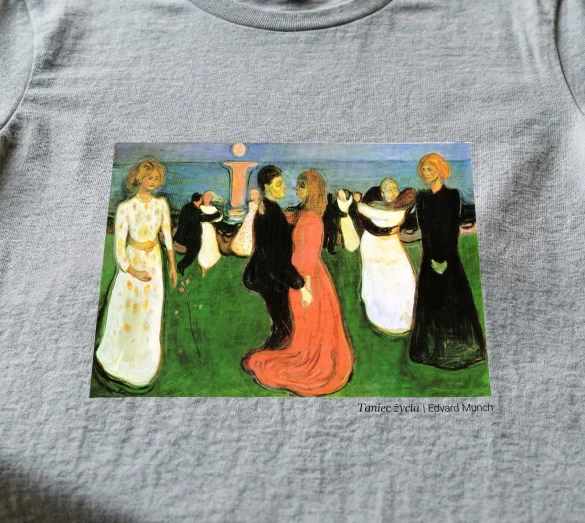 Koszulka z nadrukiem Taniec życia Edvard Munch