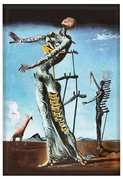 Magnes Płonąca żyrafa Salvador Dali