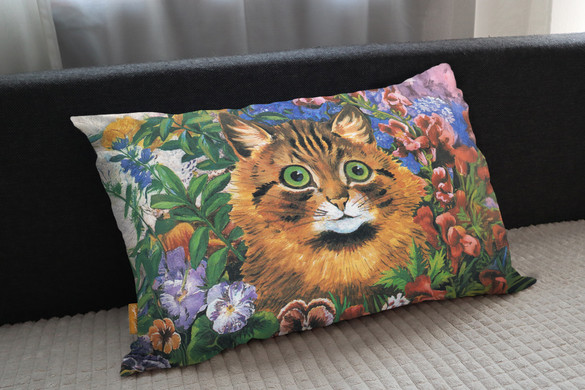 Poduszka Studium kota Louis Wain