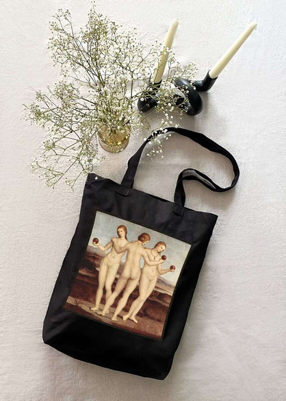 Torba z naszywką Trzy gracje Rafael Santi