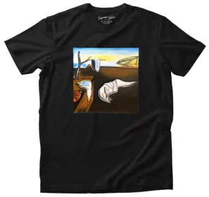 Koszulka z naszywką Trwałość pamięci Salvador Dali