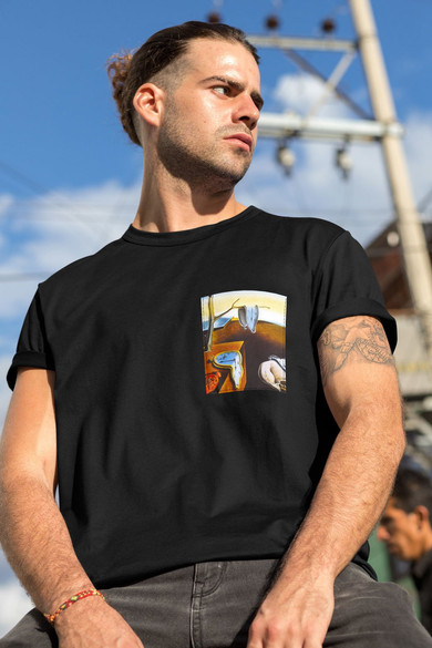 Koszulka z kieszonką Trwałość pamięci Salvador Dali