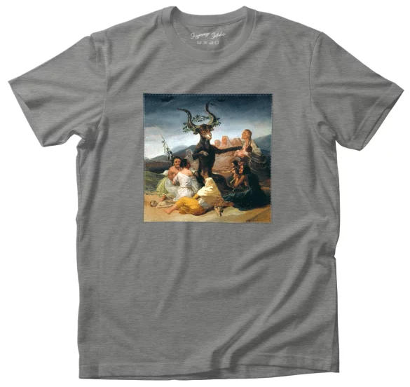 Koszulka z naszywką Sabat czarownic Francisco Goya