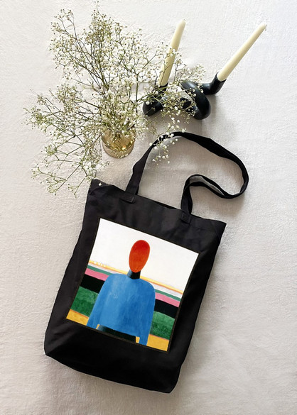 Torba z naszywką Popiersie kobiety Kazimir Severinovich Malevich