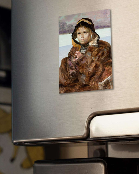 Magnes Modląca się dziewczynka Jacek Malczewski