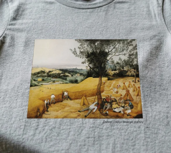 Koszulka z nadrukiem Żniwa Pieter Bruegel starszy