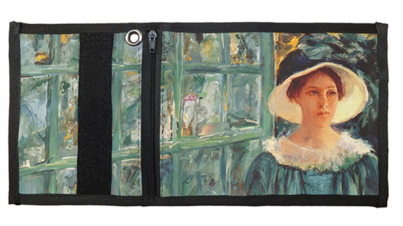 Portfel Młoda kobieta w ogrodzie Mary Cassatt