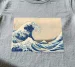 Koszulka z nadrukiem Wielka Fala w Kanagawie Katsushika Hokusai