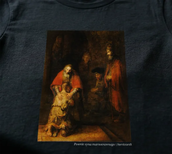 Koszulka z nadrukiem Powrót syna marnotrawnego Rembrandt