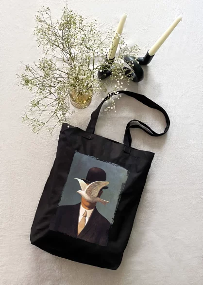 Torba bawełniana Mężczyzna w meloniku René Magritte