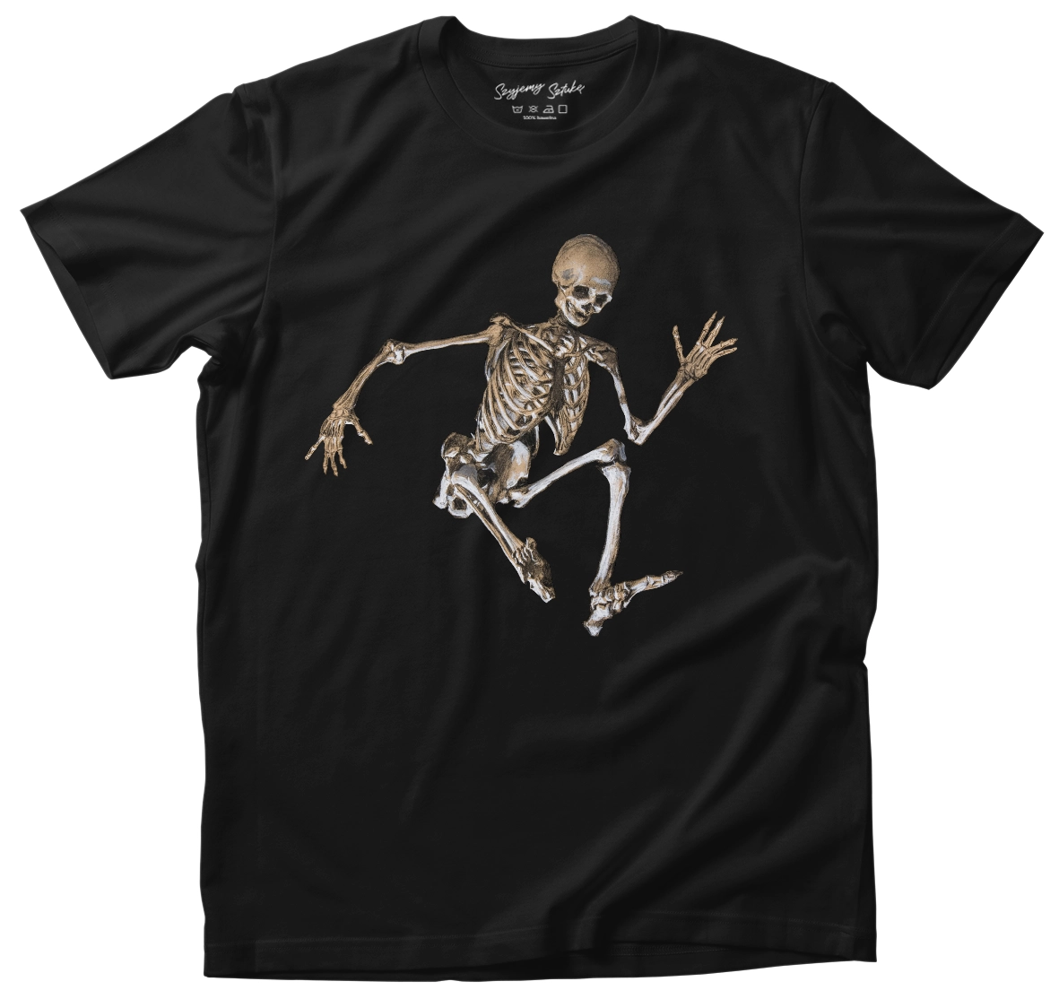 Koszulka Studium szkieletu Władysław Podkowiński– koszulka z nadrukiem obrazu, t-shirt ze sztuką