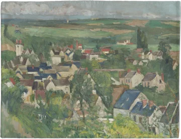 Podkładka na stół Auvers, widok panoramiczny Paul Cezanne