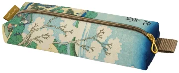 Piórnik szkolny prostokątny Wzgórze Goten w Shinagawa nad Tokaido Katsushika Hokusai