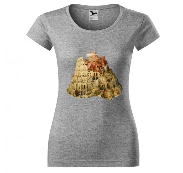 Bluzka damska Wieża Babel Pieter Bruegel starszy