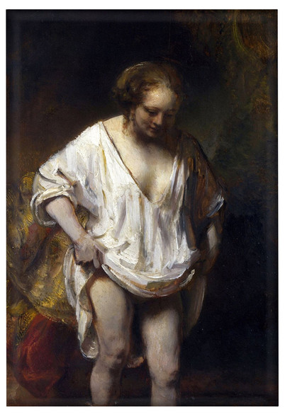 Magnes Hendrickje kąpiąca się w rzece Rembrandt
