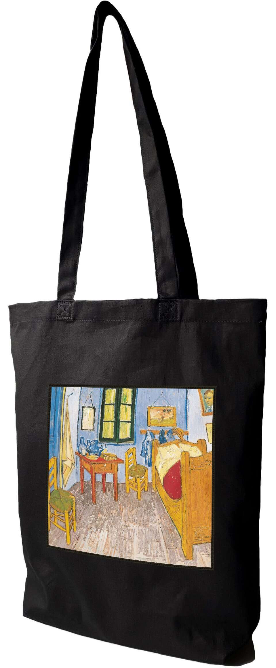 Torba z naszywką Pokój van Gogha w Arles (III) Vincent Van Gogh, Czarna