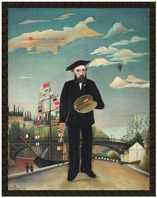Naszywka Ja sam, portret-pejzaż Henri Rousseau