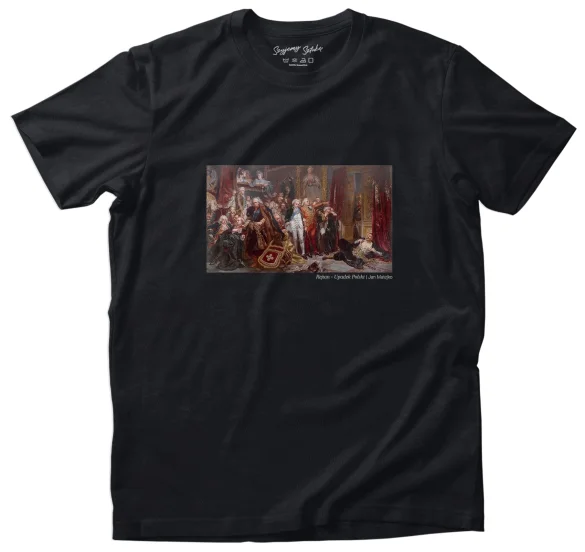 Koszulka z nadrukiem Rejtan - Upadek Polski Jan Matejko
