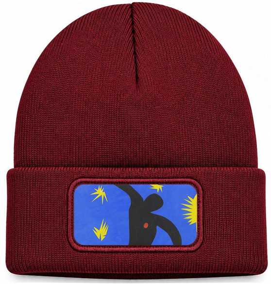 Czapka zimowa Ikar Henri Matisse – bordowa