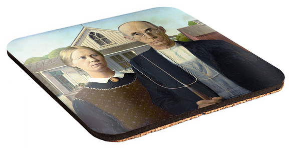 Podkładka pod kubek American Gothic Grant Wood