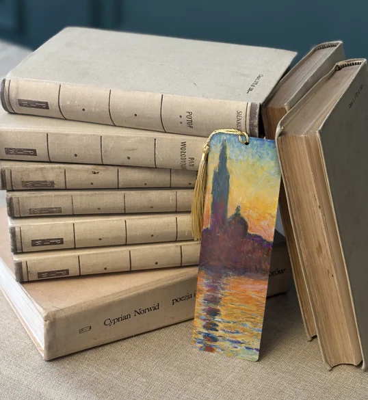 Zakładka do książki San Giorgio maggiore at dusk Claude Monet