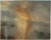 Podkładka na stół Pożar Izby Lordów i Izby Gmin William Turner