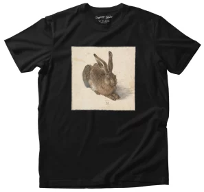 Koszulka z naszywką Młody zając Albrecht Dürer