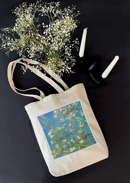 Torba z naszywką Kwitnący migdałowiec Vincent Van Gogh