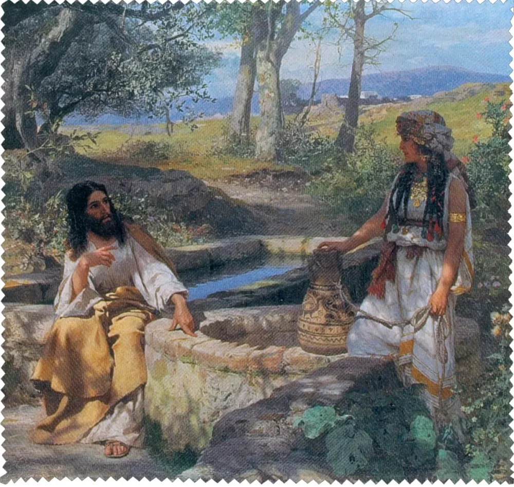 Ściereczka do okularów Chrystus i Samarytanka Henryk Siemiradzki