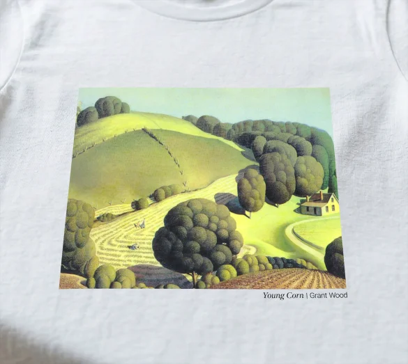 Bluzka damska Young Corn Grant Wood