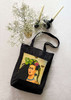 Torba z naszywką Frida z legwanem – portret inspirowany Fridą Kahlo