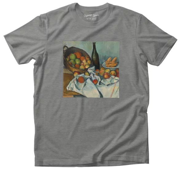 Koszulka z naszywką Kosz jabłek Paul Cezanne