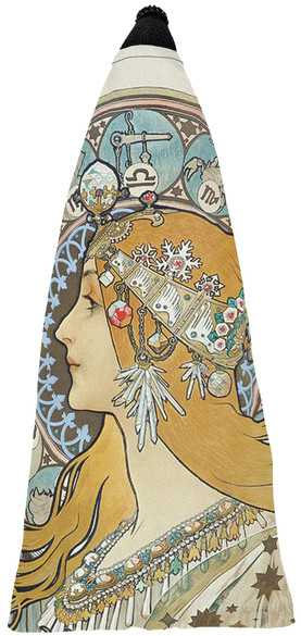 Piórnik trójkątny Zodiak Alfons Mucha