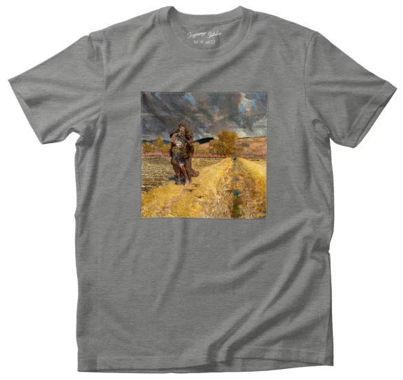 Koszulka z naszywką Święta Agnieszka Jacek Malczewski